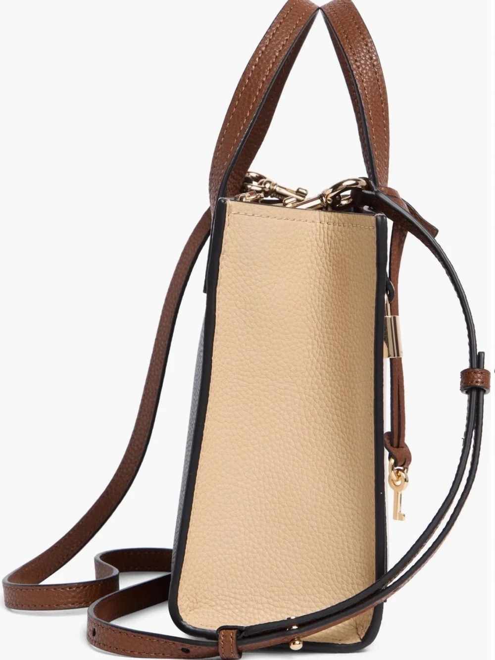 Latest Authentic Marc Jacobs  Mini Grind Color Block Tote Purse Crossbody Bag
